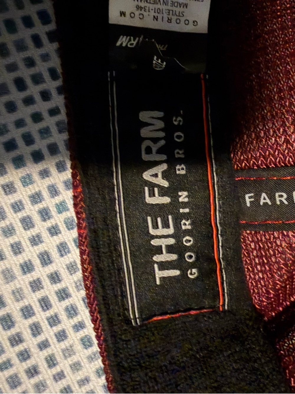 Goorin Bros Two-Tone Trucker Hat - Burgundy & Mustard - Picture 3 of 3